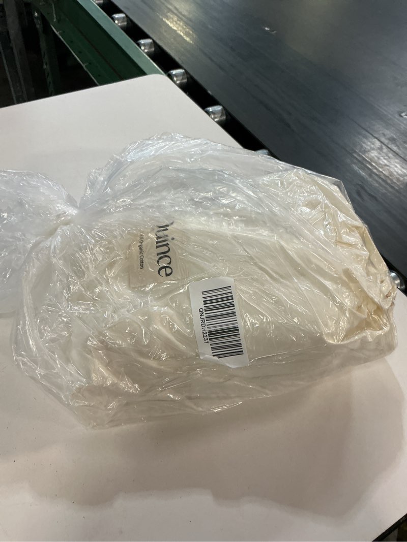 Condition photo showing Good Condition for classic organic percale sheet set, twin, ivory
