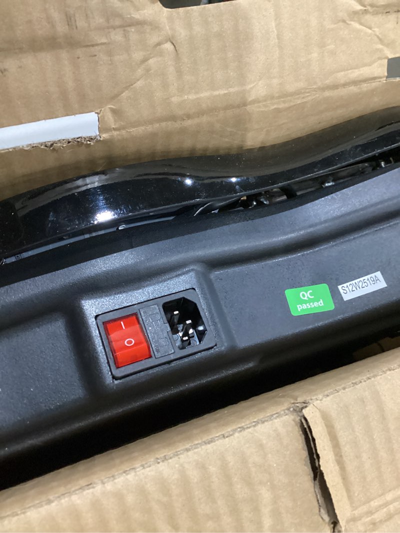 Condition photo showing As Is for Vibration Plate Exercise Machine, Lymphatic Drainage Machine for Weight Loss, Lymphatic Drainage & Muscle Recovery, Multiple Speeds with Bluetooth & Remote, Max User Weight 330lbs Pure Black