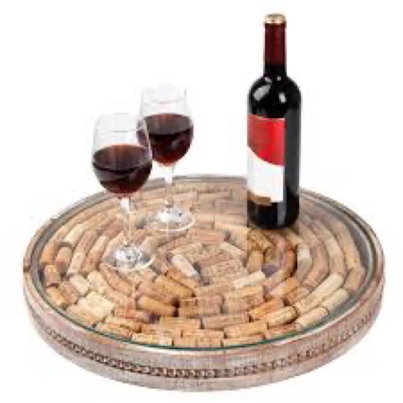 Wooden Wine Cork Holder...ffee Table and Home Decor