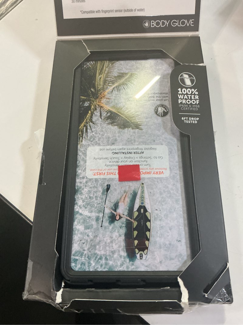 Condition photo showing New/Like New for body glove tidal waterproof phone case for samsung galaxy s25 ultra - black/clear