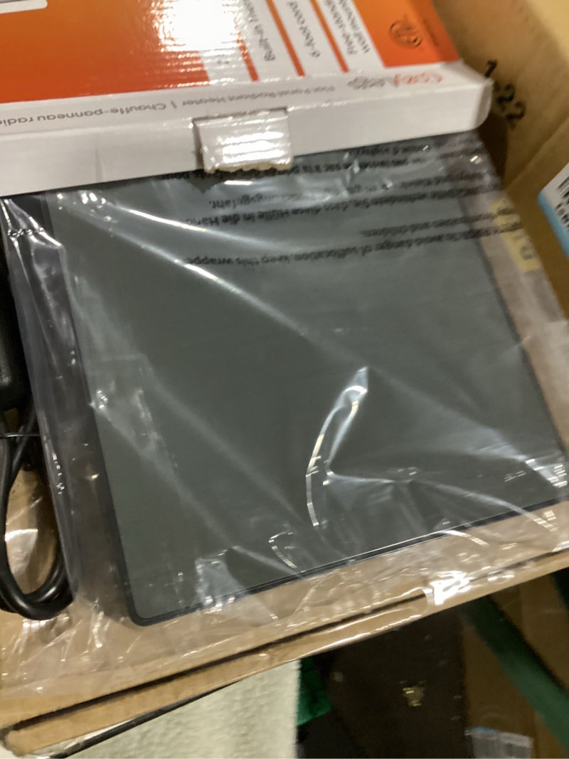 Condition photo showing Good Condition for Cozy Products New and Improved Cozy Legs, Flat Panel Space Heater for Home and Office, Portable Heater with Built-in Thermostat, 200-watt, Energy-Efficient, 19" x 13" x 5/8", 5 lbs., Black