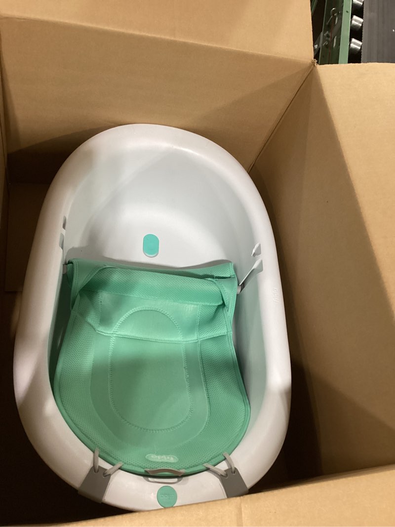 Condition photo showing Good Condition for Frida Baby 4-in-1 Grow-with-Me Baby Bathtub, Baby Tub for Newborns to Toddler with Removable Bath Seat & Backrest for Bath Support in Tub Bath Tub