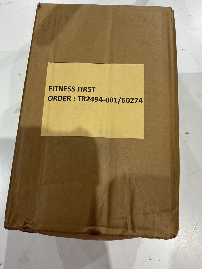 Condition photo showing As Is for fitness first powder coated cast iron kettlebells - powder coated for durability, available in multiple weights - ideal for strength training and conditioning 16 kilograms