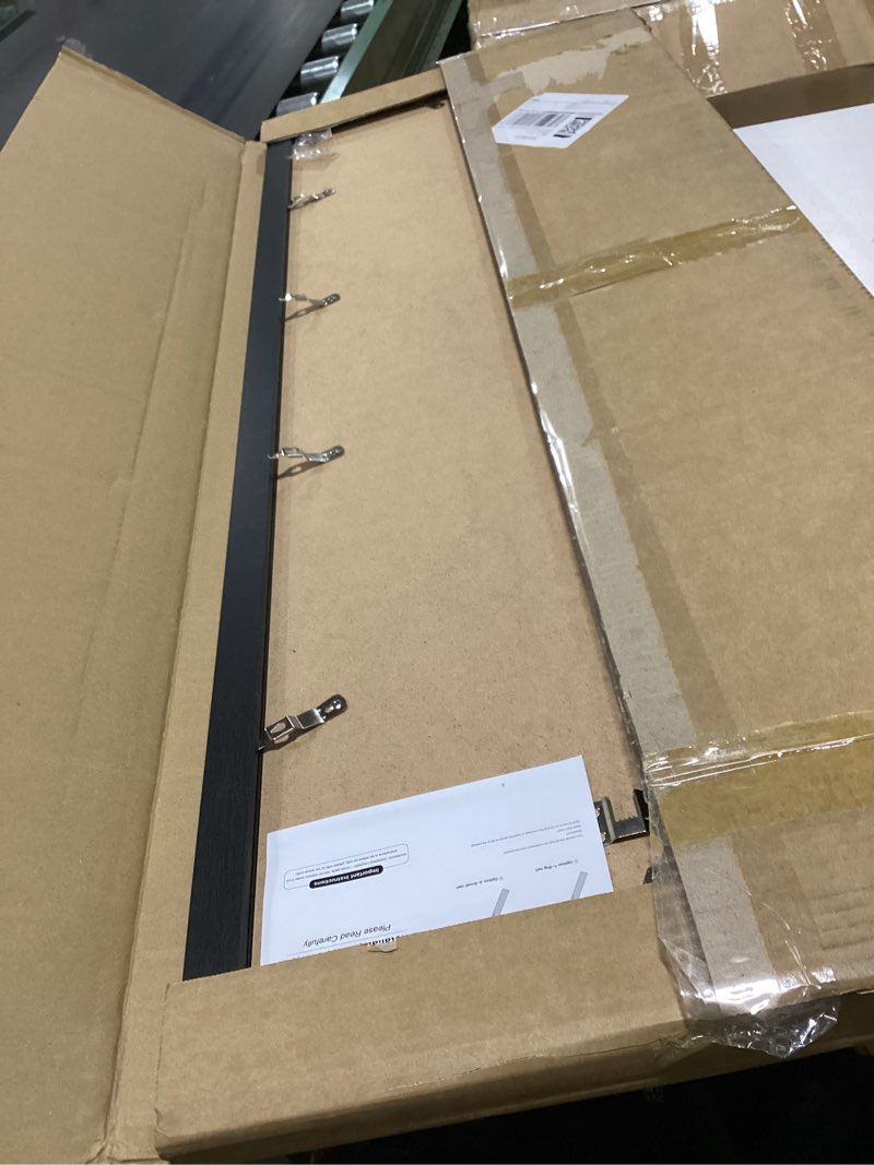 Condition photo showing Good Condition for 13x39 picture frame for wall display, 13x39 black picture frame with shatter resistant plexiglass, stable and sturdy 13 x 39 poster frame for wall display, handpicked gift collection, 1 pack