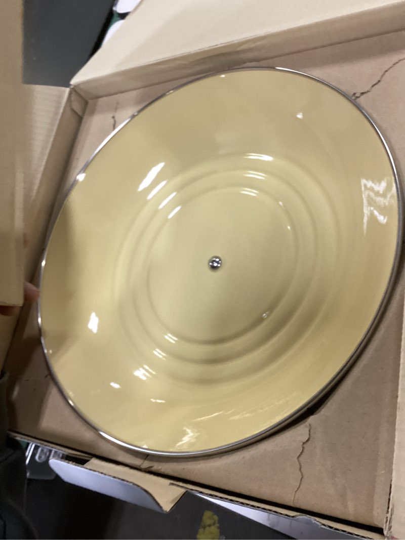 Condition photo showing Good Condition for Le Creuset Enamel on Steel Traditional Stockpot, 16 qt., Cerise with Stainless Steel Knob