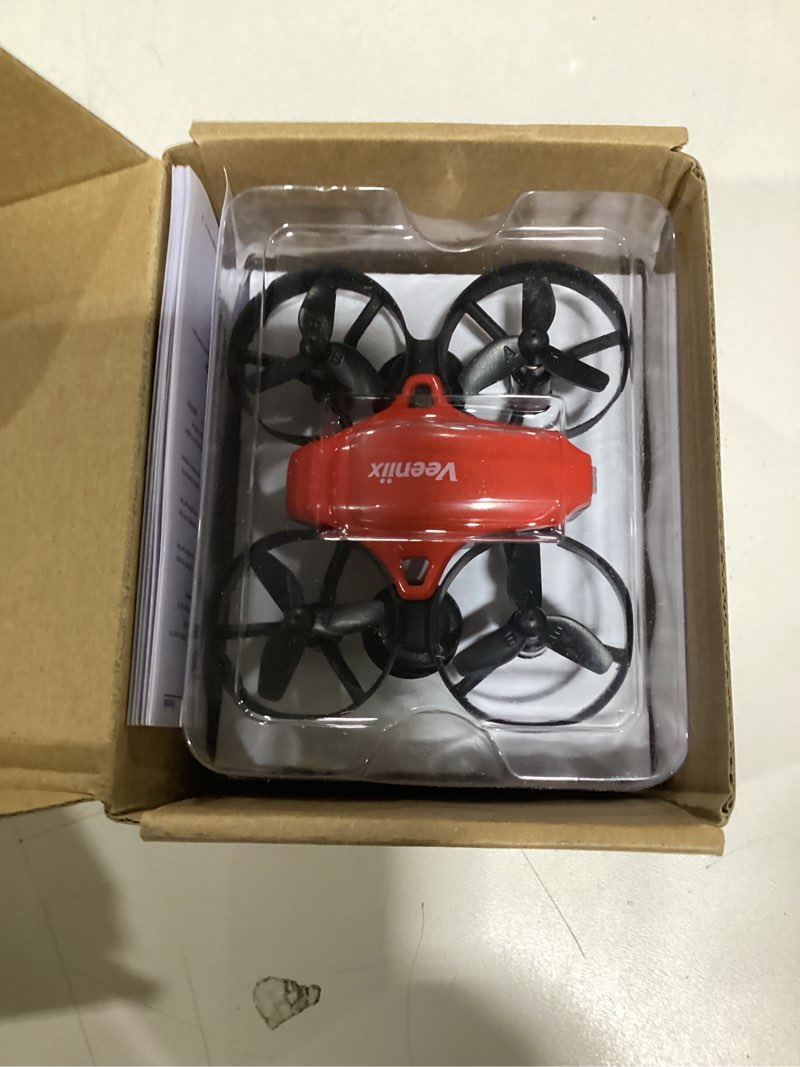 Condition photo showing New/Like New for V995 Red Mini Drone for Kids and Beginners,Indoor RC Quadcopter Plane with 3D Flips, 360° Rotation, Circle Fly, Auto Hover, Headless Mode, 21Mins 3 Batteries, Gift for Boys and Girls Super Red
