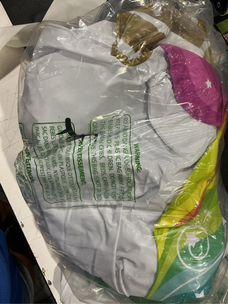 Condition photo showing Good Condition for jasonwell 2 pack unicorn flamingo pool floaties - inflatables rafts for swimming, lake, beach - floaty swim rings for adults, kids unicorn & flamingo