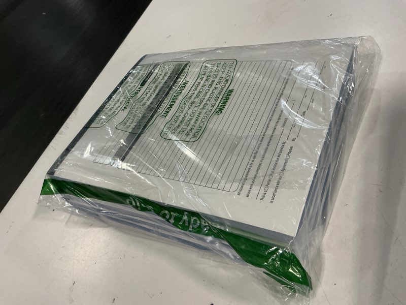 Condition photo showing Good Condition for Roll Maven 5 Pack Contract... with Blank Invoice Sheets. New