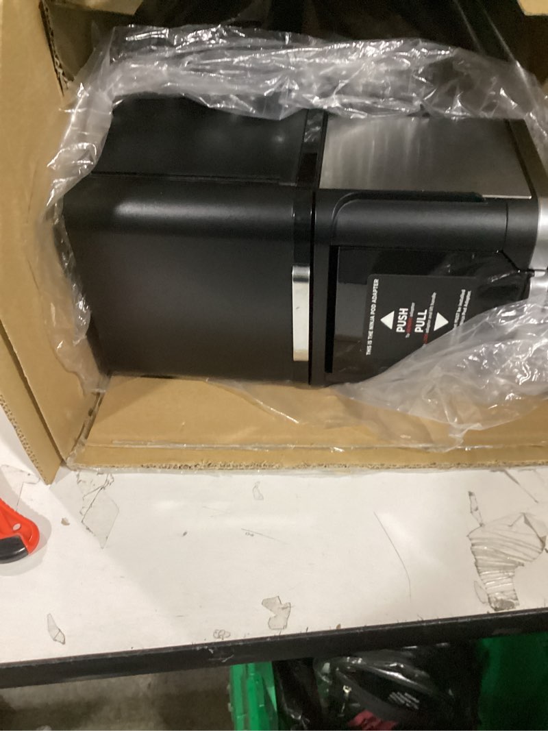 Condition photo showing As Is for Ninja CFP201 DualBrew System 12-Cup Coffee Maker, Single-Serve for Grounds & K-Cup Pod Compatible, 3 Brew Styles, 60-oz. Water Reservoir & Carafe, Black