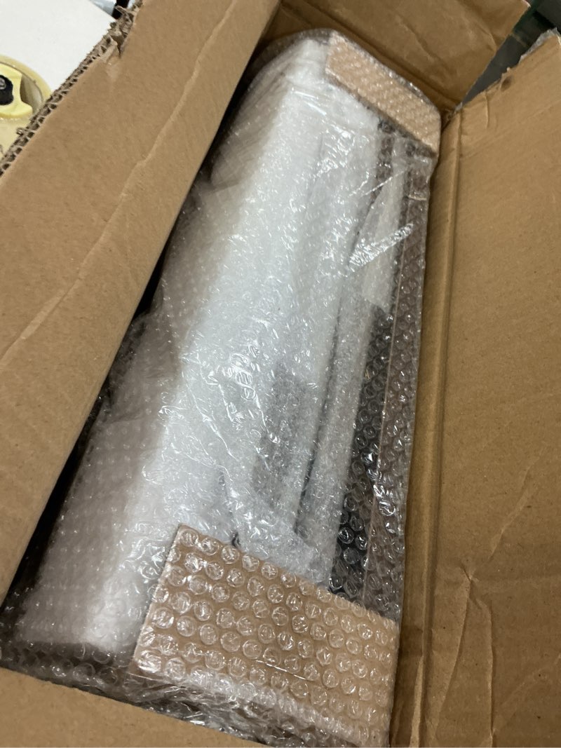 Condition photo showing Good Condition for Mid Century Modern Nightstand, Wood Bedside Table with Drawer and Opening Storage, End Table Living Room Fluted Night Stand with Solid Wood Legs for Bedroom (Rustic Brown)