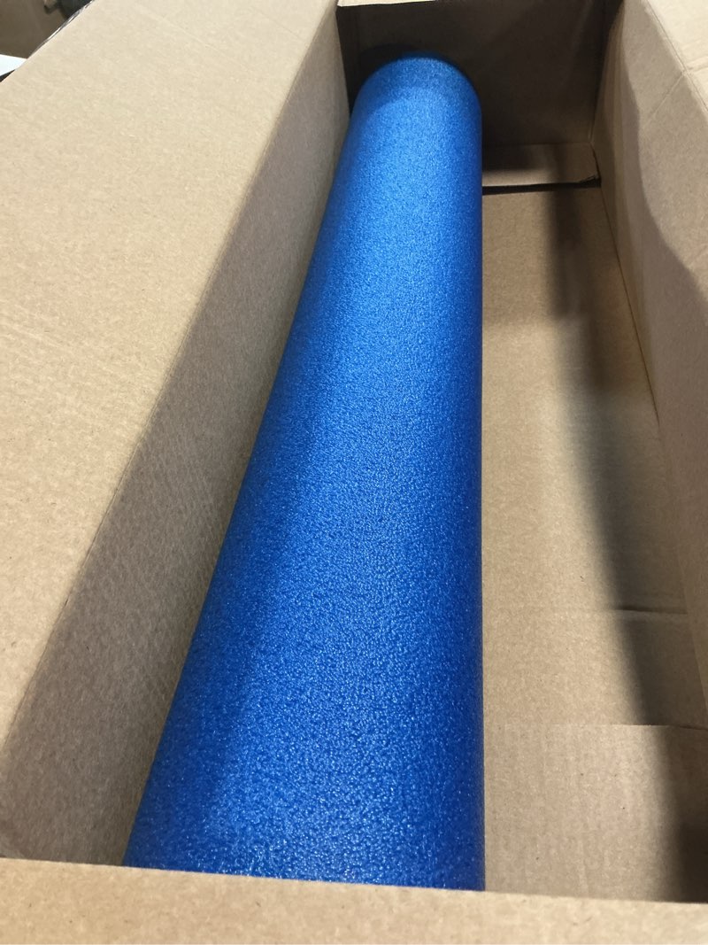 Condition photo showing Good Condition for cando blue pe foam rollers for fitness, exercise muscle restoration, massage therapy, sport recovery and physical therapy for homes, clinics, and gyms 6" x 36" round