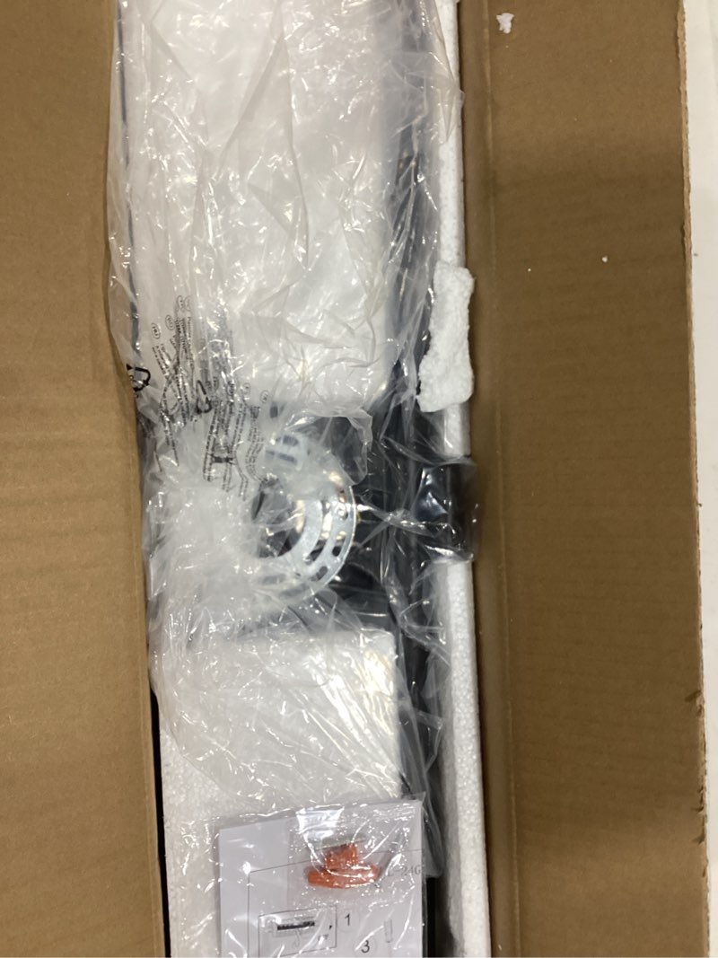 Condition photo showing As Is for JO.KO 23.6 Inch LED Picture Lights for Wall Hardwired, Poster Art Gallery Light 10-100% Dimmable, 3000k Warm White Black Wall Sconces 14W CRI90 for Gallery Artwork, Paintings and Bathroom 23.6 INCH Black