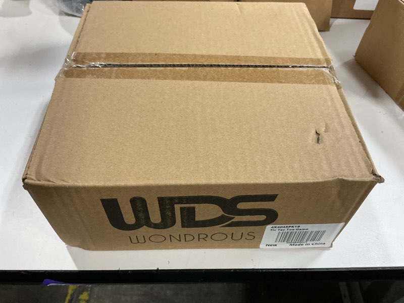 Condition photo showing New/Like New for WDS WONDROUS Christmas Tic Tac Toe Game with 3D Snowman & Tree Pieces,Fun Board Game Xmas Coffee Table Decor,Indoor Holiday Decorations for Home Shelf, Table Centerpiece Decor Red, Green, White