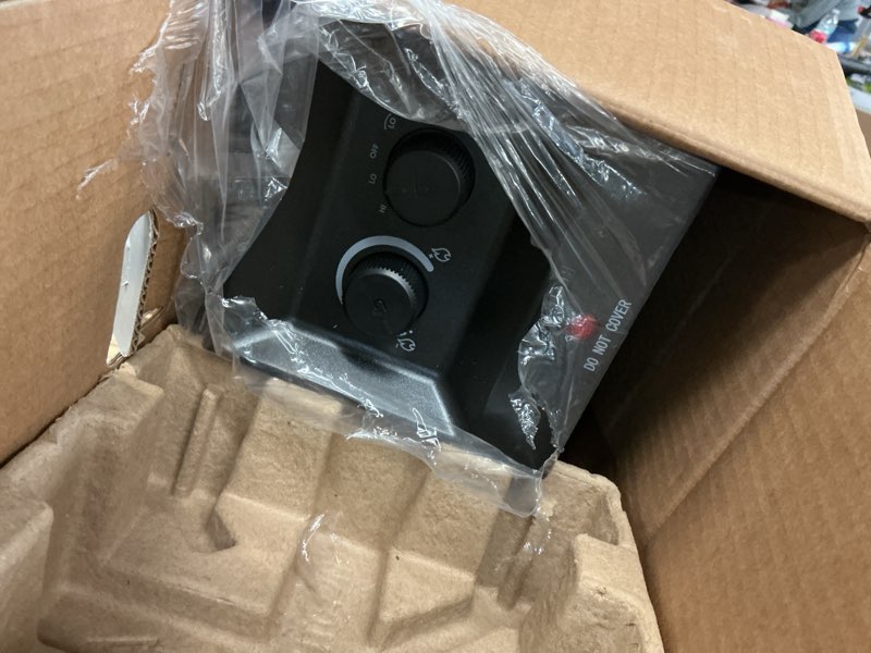 Condition photo showing As Is for GUTILITECH  Oscillating Ceramic Heater  With Adjustable  Thermostat