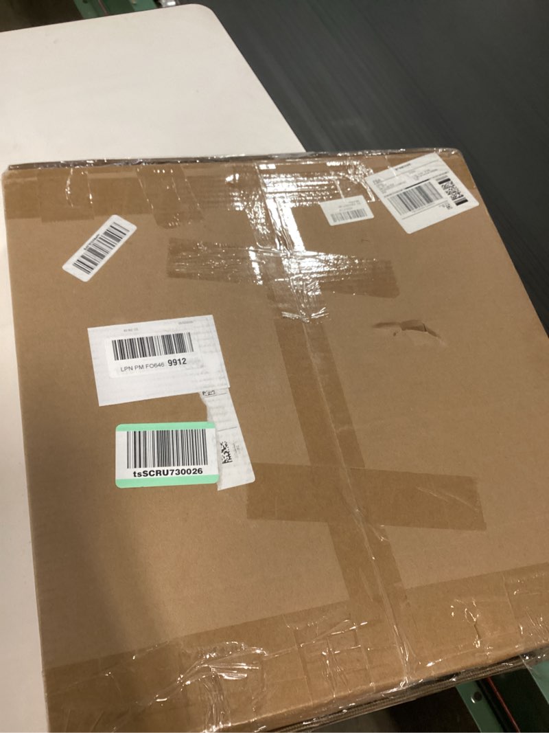 Condition photo showing New/Like New for HOJINLINERO Round Coffee Table Set of 2 End Tables for Living Room,Black Small Coffee Table Living Room Table,Metal Frame & Wood,Sturdy and Easy Assembly,Stacking Side Tables Bedroom,Brown Rustic Brown