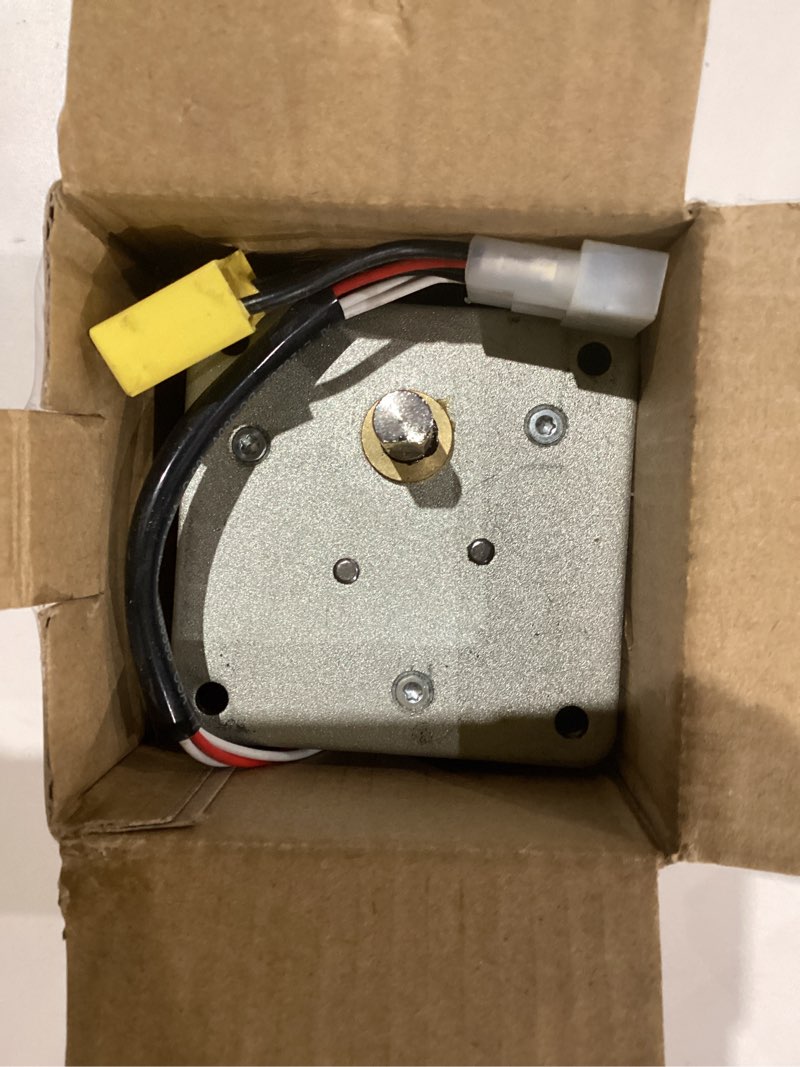 Condition photo showing As Is for 812-4421 auger feed motor heatilator compatible with cab50 ps35 ps50 7000-500 ph replacement for quadra-fire part 812-4421/812-4420 2.4rpm 120v auger feed motor