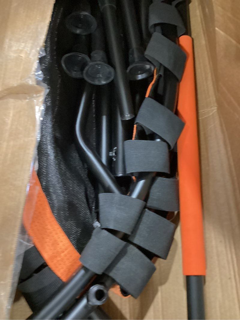 Condition photo showing Good Condition for 40"/48" foldable mini trampoline load 330lbs, portable exercise rebounder with durable bungee band, fitness trampoline for adults and kids 48-have handle