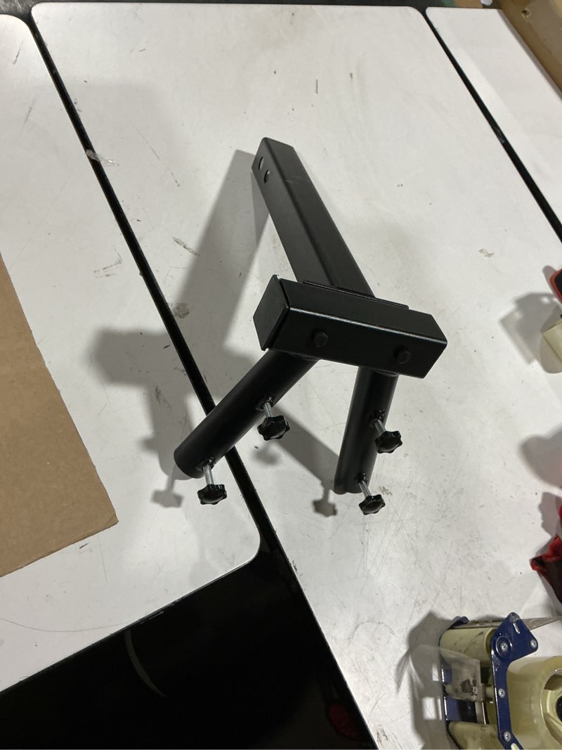 Condition photo showing Good Condition for semme flag holder, flagpole bracket mount garden flag stand with screw steel flagpole holder, universal flag pole holder bracket, flag pole support for suvs, rvs, pickup trucks, campers (double tube)