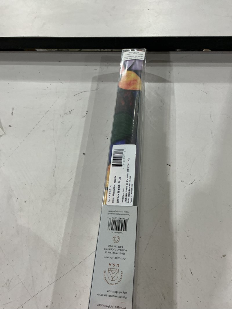 Condition photo showing New/Like New for artscape 01-0113 decorative window film, 24 inch x 36 inch (pack of 1)