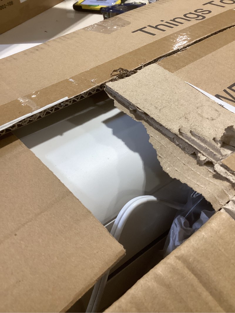 Condition photo showing As Is for rellytech 3-in-1 evaporative air cooler - 38" cooling fans that blow cold air, 4 modes & 3 speeds, 12h timer, remote, 3l water tank & 2 ice packs, oscillating swamp cooler for indoor, mother's day