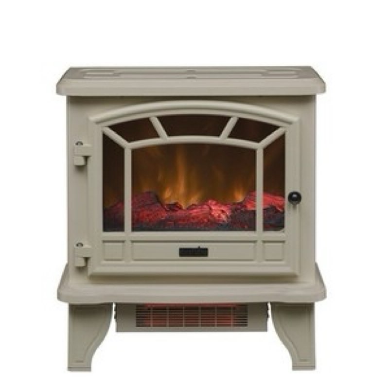 Color black   duraflame Infrared Quartz Electric Stove Heater - DFI-591-01 - Creamduraflame