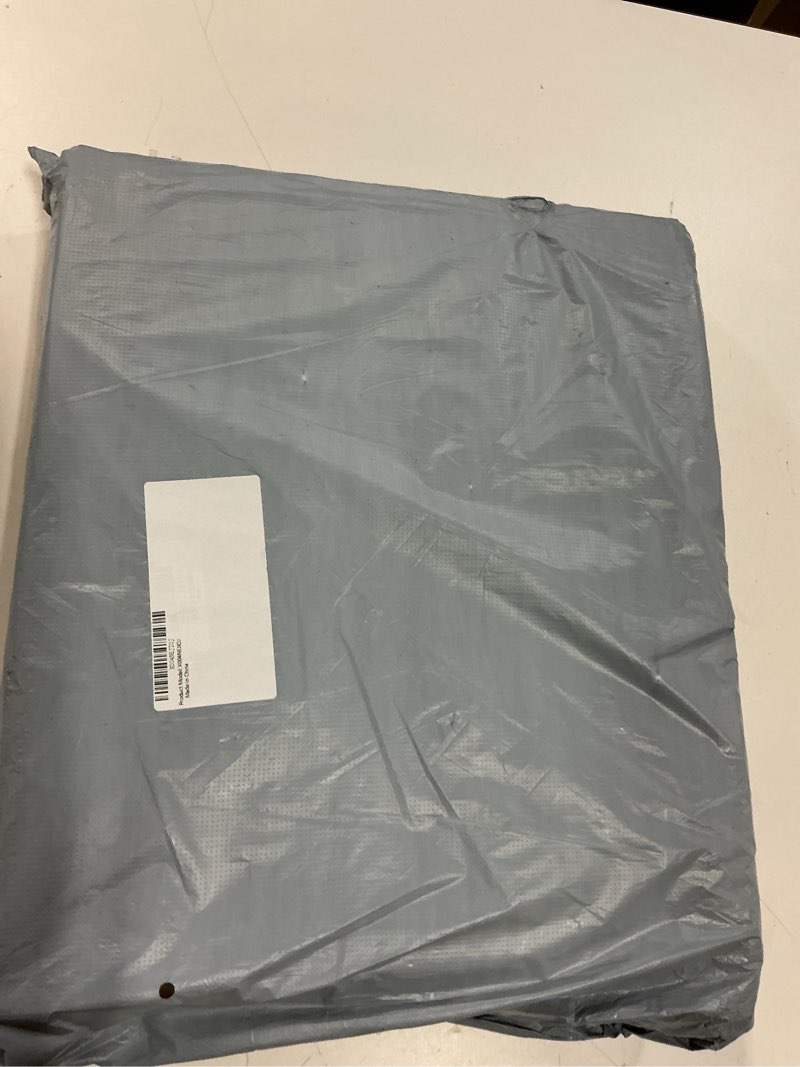 Condition photo showing New/Like New for 2pcs bed sheet organizer oxford cloth bedding organizer with clear window foldable bed sheet storage box (queen & king size) bedding storage box bedding storage organizer for home 2pcs white