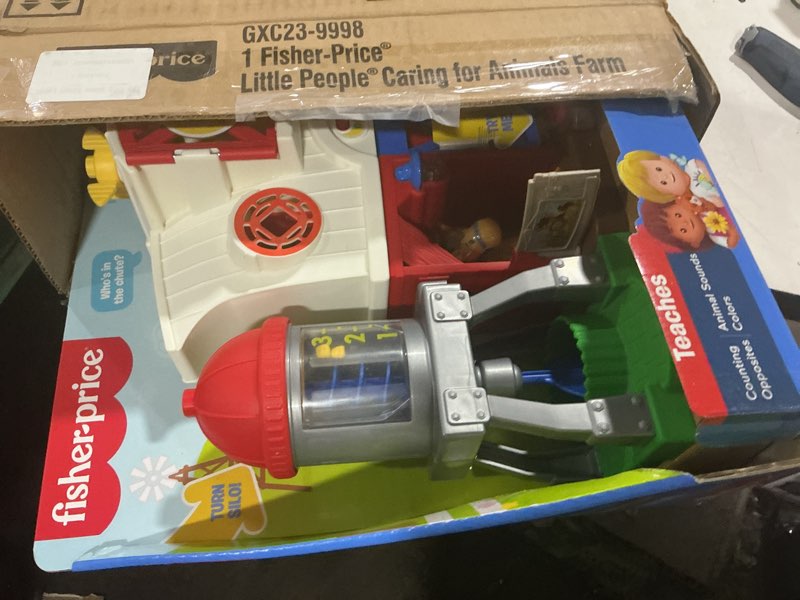 Condition photo showing Good Condition for fisher-price little people toddler learning toy caring for animals farm electronic playset for preschool pretend play kids ages 1+ years standard