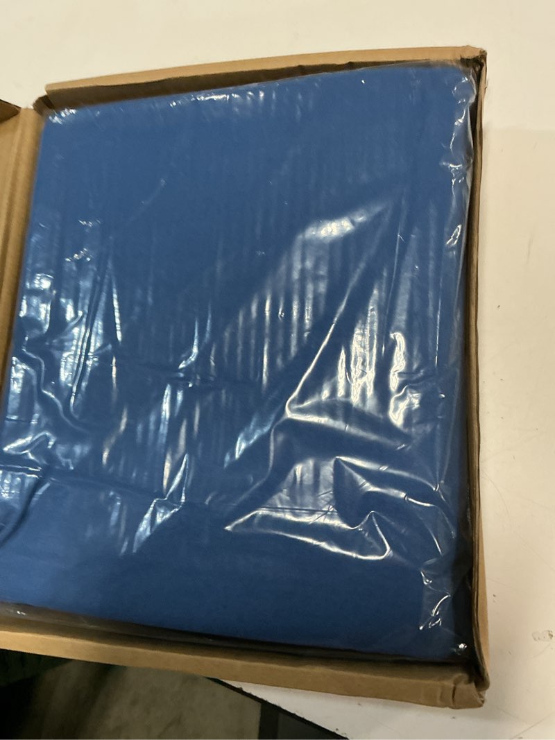 Condition photo showing New/Like New for Amazon Basics Lightweight Super Soft Easy Care Microfiber 4-Piece Bed Sheet Set with 14-Inch Deep Pockets, Full, Dark Teal, Solid Dark Teal Full