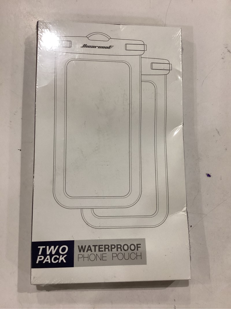 Condition photo showing New/Like New for Hiearcool Waterproof Phone Pouch,Underwater Phone Cases Compatible for iPhone 17 16 15 14 13 Pro Max,Waterproof Dry Bag for Cruise Travel Essentials Phone Water Protector Pouch-Black&Bright Red-2Pack Black & Bright Red