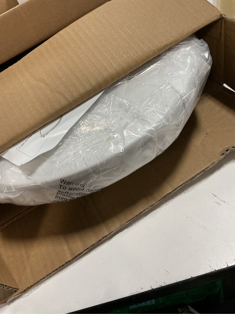 Condition photo showing Good Condition for Bidet Toilet Seat, Soft Close Round Toilet Seat, Button control Feminine/Posterior Wash Switch, Knob Control Water Pressure,White Bidet Seat Attachment with Brass inlet