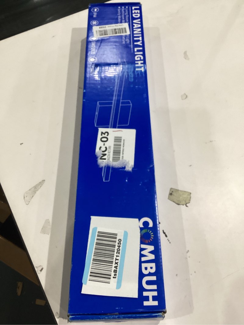 Condition photo showing Good Condition for Combuh LED Vanity Lights Bar 24 Inch Bathroom Light Fixtures 14W IP44 Over Mirror Lighting Indoor Wall Sconces Modern Cool White 6000K for Washroom 6000K 24inch