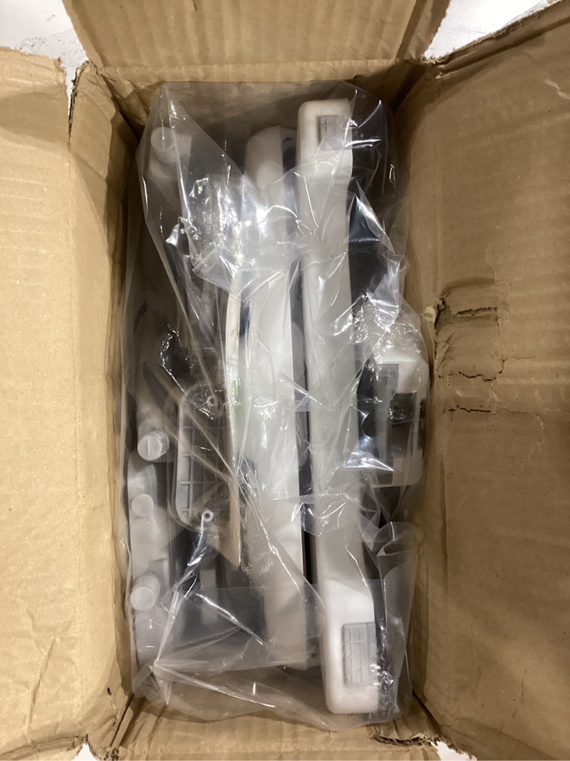 Condition photo showing As Is for Primlect Potty Training Seat, 2-in-1 Toddler Toilet Seat with Step Stool, Ultra-Stable Potty Chair Attachment, Adjustable Seat and Step Ladder, Non-Slip Design, Splash Guard for Boys and Girls(Grey) Gray