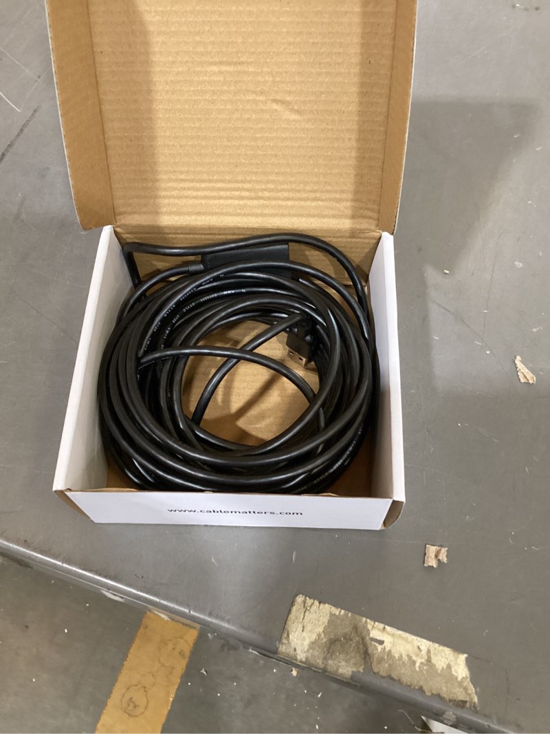 Condition photo showing New/Like New for cable matters active usb extension cable 32.8 ft / 10m (active usb extender cable) for webcam, oculus sensor, htc vive link box, xbox kinect, playstation camera and more