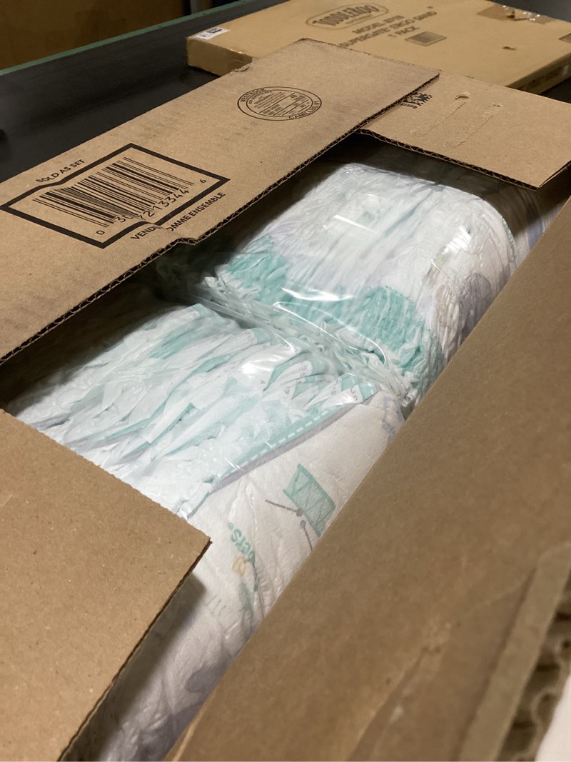 Condition photo showing Good Condition for Pampers Diapers - Swaddlers 360° - Size 6, 92 Count, up to 100% Leakproof Comfy Dry Fit, Designed for Easy Changes, Pull On Baby Diaper (Packaging May Vary) Size 6 92