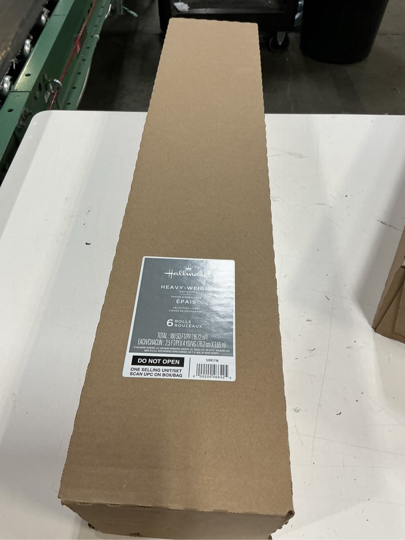 Condition photo showing New/Like New for hallmark all occasion wrapping paper bundle with cut lines on reverse (pack of 6; 180 sq. ft. ttl.) solids, polka dots & stripes for birthdays, easter, mothers day, weddings, baby showers (5jxw1746) polka dots, stripes, solid (6 rolls)