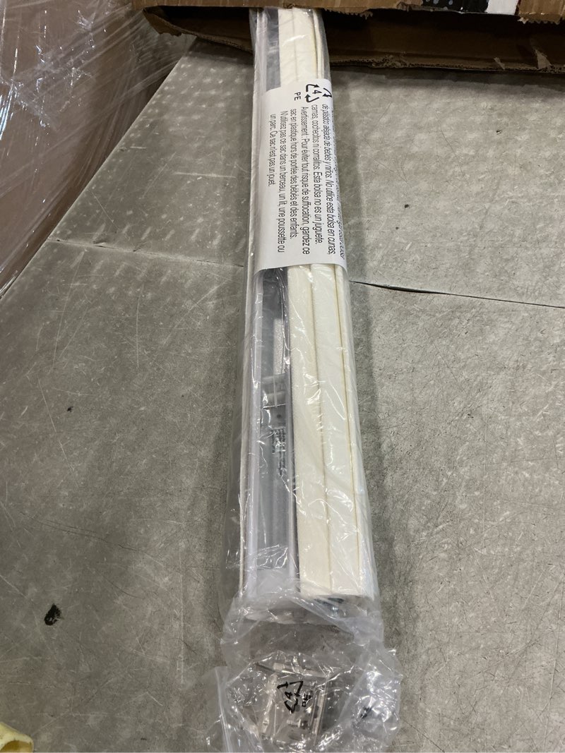 Condition photo showing Good Condition for lazblinds cordless roman shades for windows, light filtering thermal insulated window blinds, lightweight fabric blinds for indoor windows, 34.5" w x 48" h, ivory light filtering - ivory 34.5" w x 48" h
