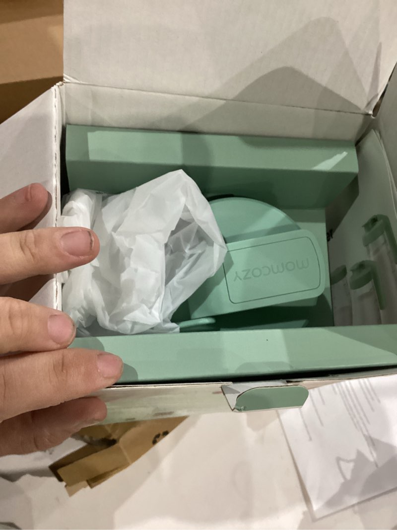 Condition photo showing New/Like New for Momcozy Glass Breast Milk Pitcher, Formula Breastmilk Storage Container, Heat & Cold Resistant, No Leak Pitcher for Breastmilk with Wide Mouth, Fast Baby Formula Maker, 48OZ, 1 Count 48 Ounce-1 Count Green