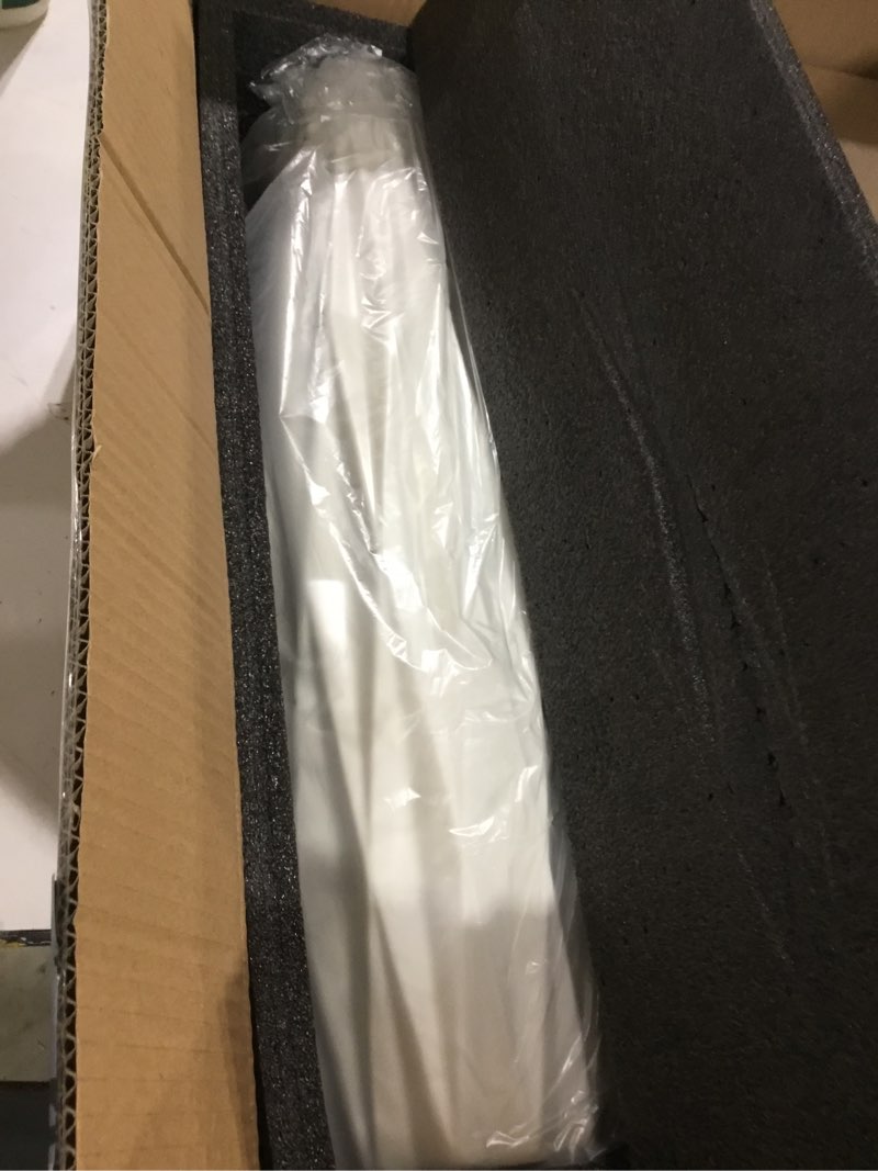 Condition photo showing Good Condition for 24" White Ceramic Floor Vase, Tall Ceramic Vase for Pampas Grass, Decorative Large Vases for Table Centerpieces Shelf Home Decor Living Room Flower Arrangement Simple Decorative Shape 1 24 Inch