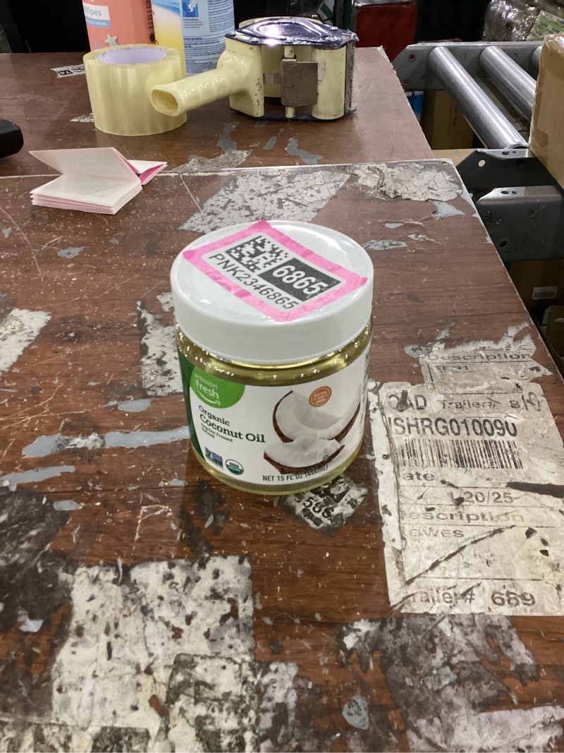 Organic coconut oil 