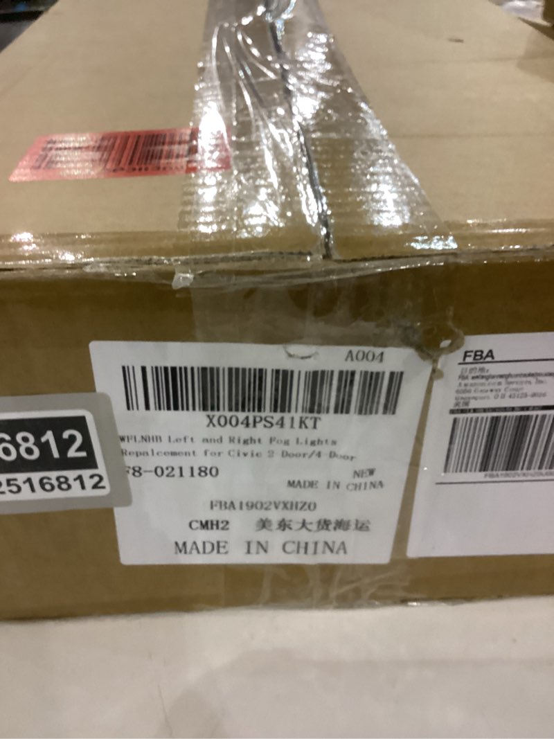 Condition photo showing As Is for Left and Right Fog Lights