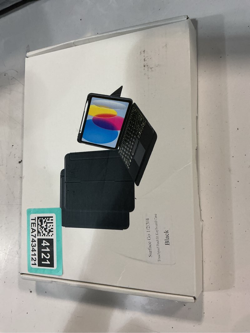Condition photo showing New/Like New for backlit touchpad keyboard case for microsoft surface go 4 2023 /go 3 2021 /go 2 2020 /surface go 2018, backlight multi-angle kickstand,portrait/landscape stand detachable magnetic cover case