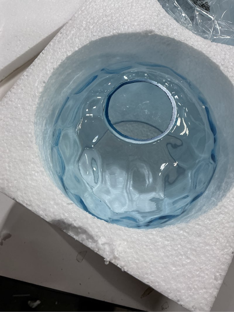 Condition photo showing Good Condition for Fostoria Cubist Fairy Lamp 3 pcs)