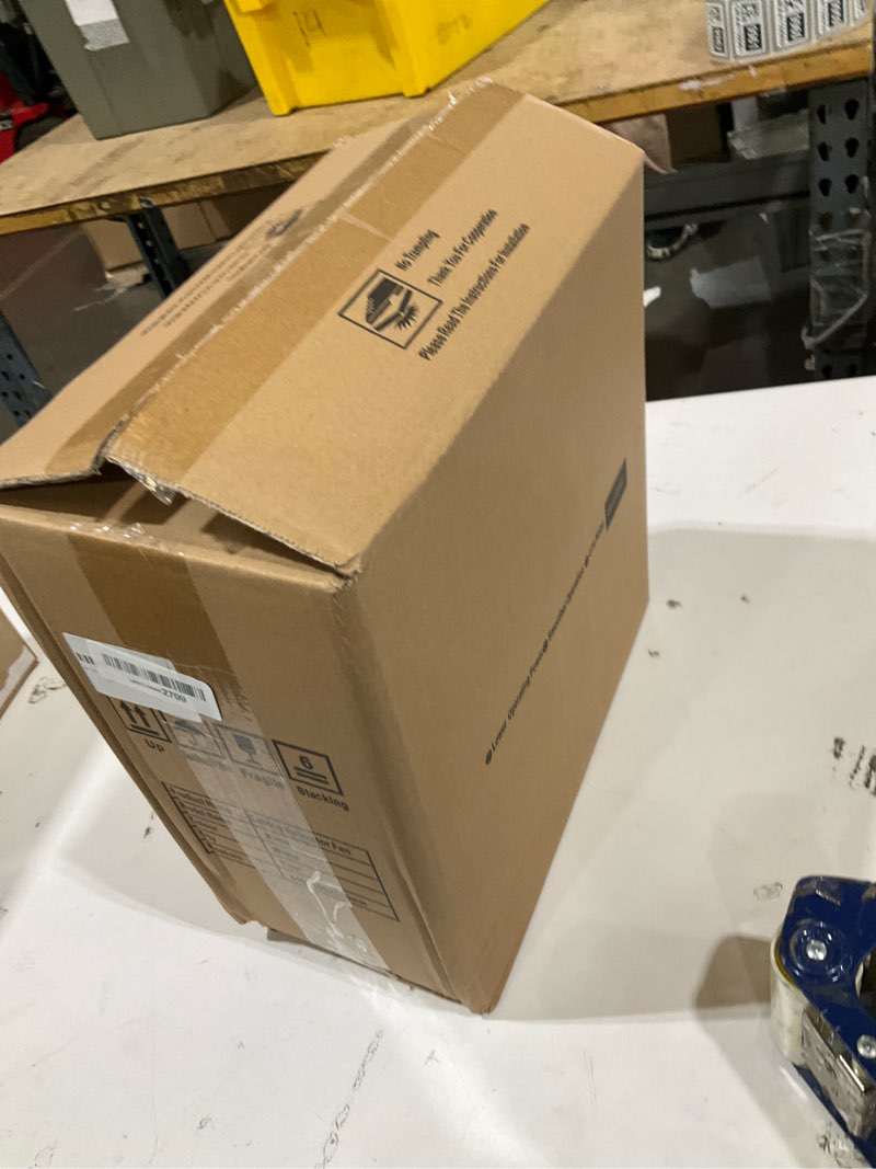 Condition photo showing As Is for bathroom exhaust fan with light,1.0 sones bathroom vent fan with 12w led light,120 cfm,9.8x9.8 mount,4 inch duct quiet square fan for home,bath restroom,hotel,office