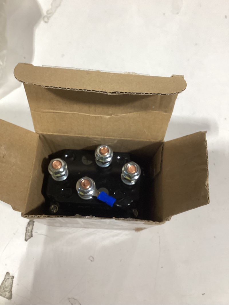 Condition photo showing Good Condition for QWORK Solenoid Relay, 12V 250A Winch Relay Solenoid Replacement Contactor for 3000-5000lbs ATV UT Winch Control
