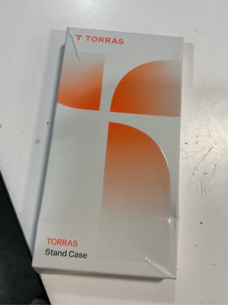 Condition photo showing New/Like New for torras strong magnetic & seamless stand for samsung galaxy s25 ultra case, fit for magsafe, mil-grade drop protection, kickstand for samsung galaxy s25 ultra case, translucent back/blue edge for galaxy s25 ultra navy blue