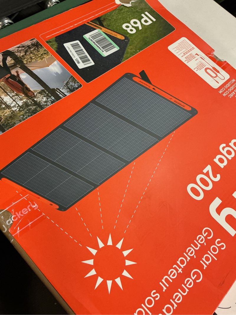 Condition photo showing Good Condition for Jackery SolarSaga 200W Portab...door Camping Off-Grid and RVs 