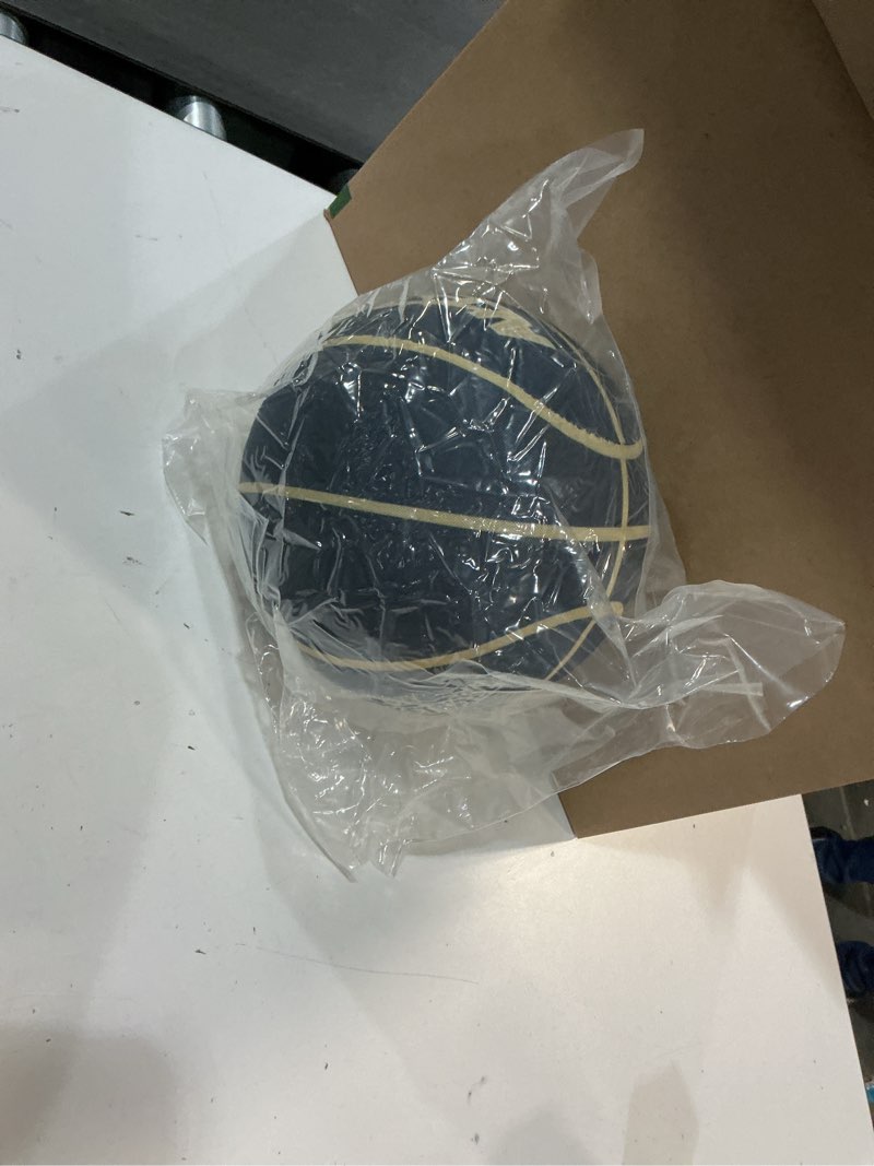 Condition photo showing New/Like New for Covered Silent Basketball, Fabric Cover Soft Foam Airless Basketball, High Bounce, Noise-Free Training Ball, Gifts Packaging, Safe for Indoor Activities Black Size 7