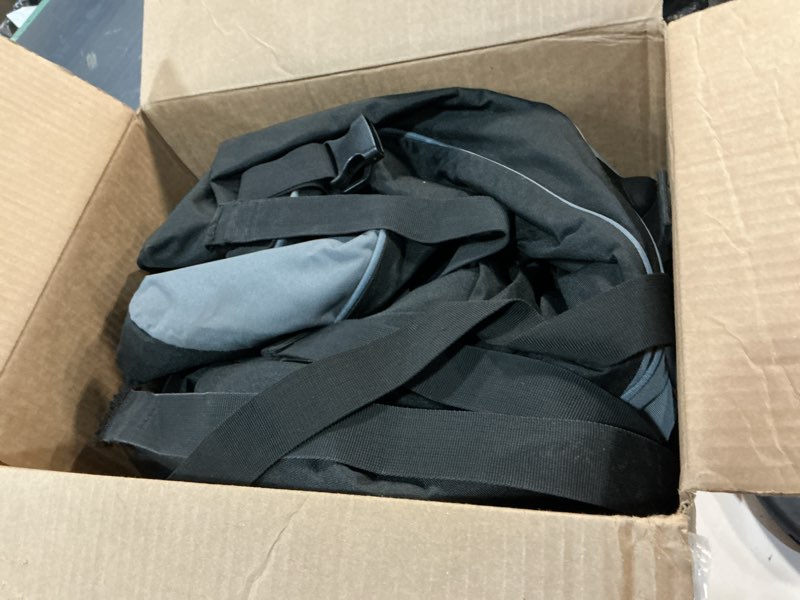 Condition photo showing Good Condition for sailnovo car rooftop cargo carrier roof bag 20 cubic feet waterproof car top carrier, fits most vehicle with/without rack, include anti-slip mat,6 reinforced straps,6 door hooks 20 cubic feet (51" x 39" x 17")