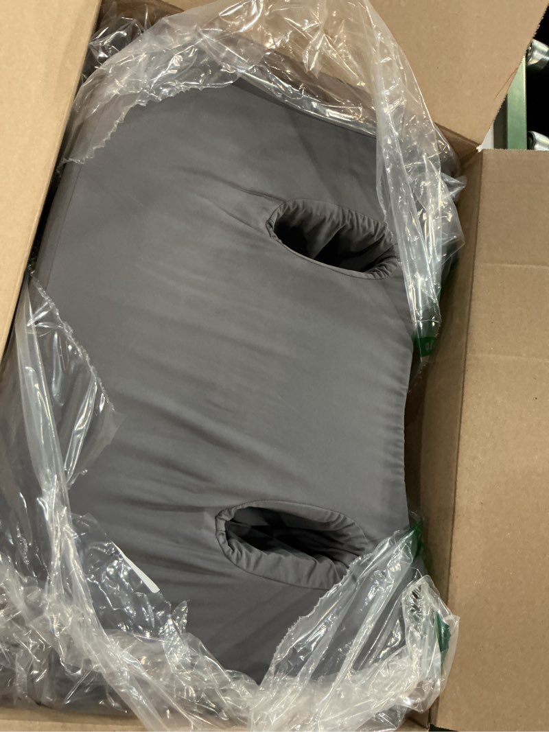 Condition photo showing Good Condition for piercing pillow for side sleepers,ear holes pillow with memory foam & cool cover for side sleeping ear pain relief (4.7" thickness,two holes 23.62"x14.17" grey) grey 4.7"thickness(23.62"x14.17"x4.7")