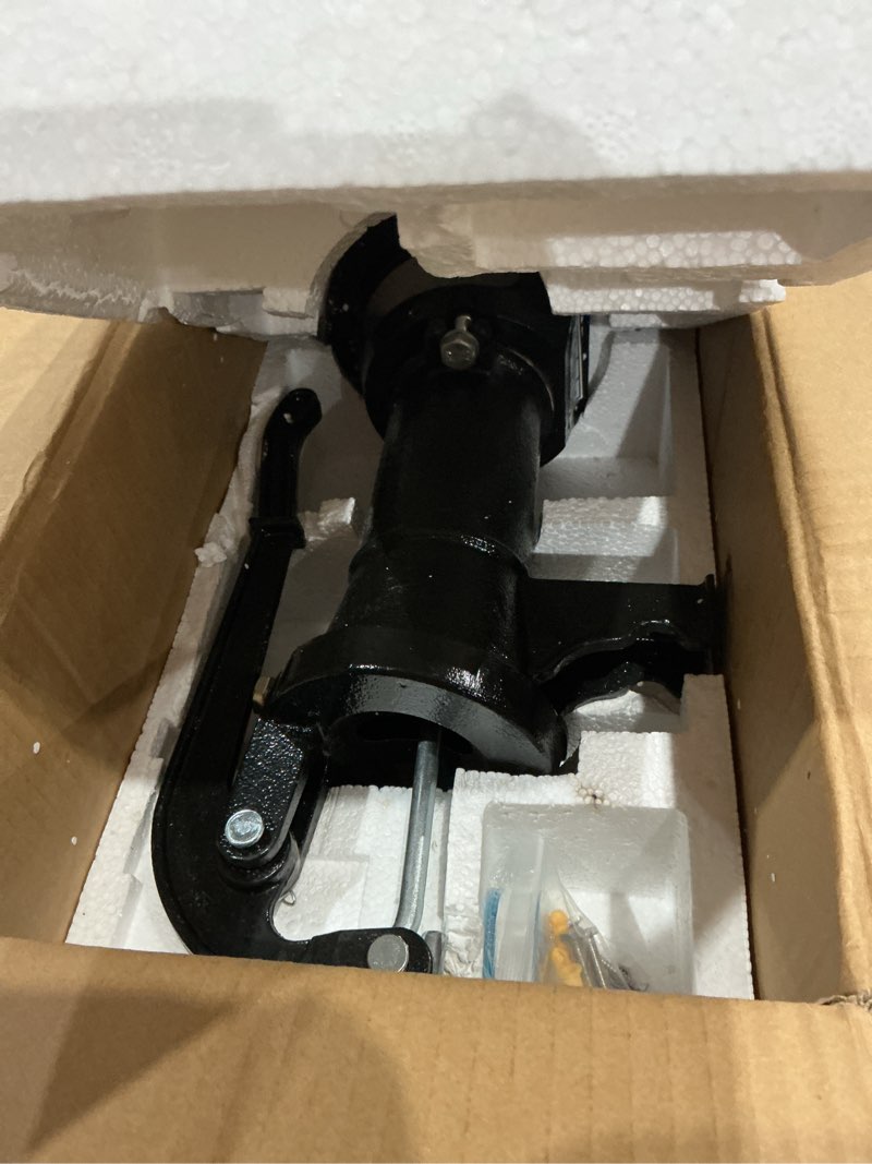 Condition photo showing As Is for durable cast iron pitcher pump antique manual hand shake suction well pump water transfer pump 25ft maximum lift easy installation for outdoor garden pond backyards swp 300 black